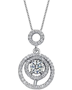 Genevive Jewelry Rachel Glauber Necklace - White
