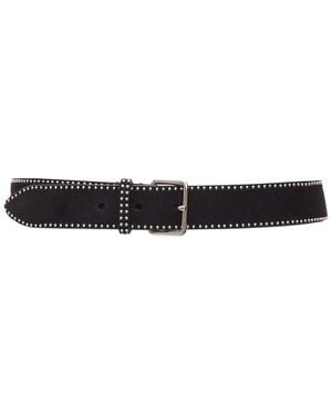 Alaïa Alaïa Suede Mini Studded Belt (authentic Pre-loved) - Black