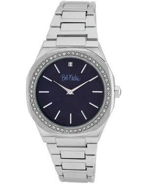 Bob Mackie Diamond Watch - Metallic