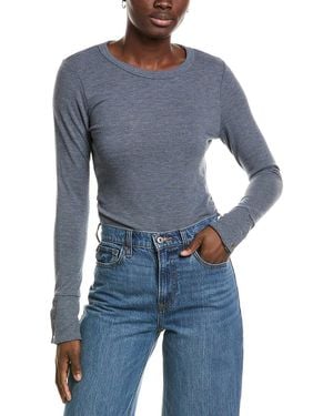 Michael Stars Freja Ruched Top - Blue