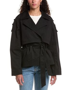 AllSaints Beckette Trench Coat - Black