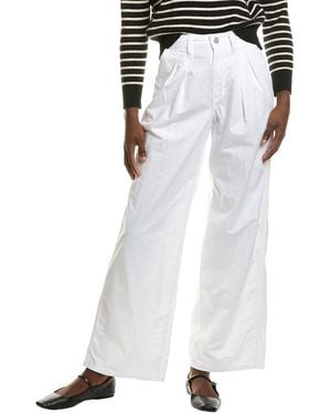 Amo Denim Amo Sheryl Linen-Blend Trouser - White