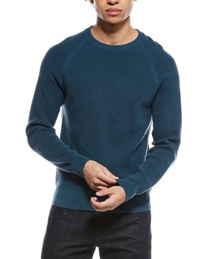 Theory Revel Cashmere-Blend Crewneck Sweater - Blue