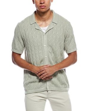 Truth Knit Polo Jumper - Grey