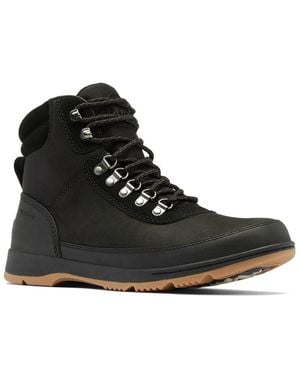 Sorel Ankeny Ii Hiker Plus Wp Leather Suede Boot - Black