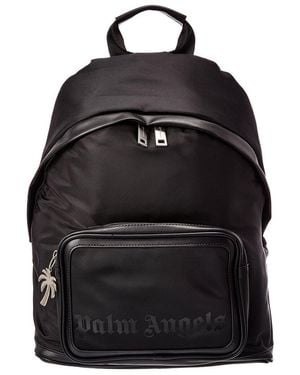 Palm Angels Contrast Detail Dome Backpack - Black