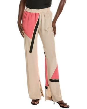 Akris Carrel Silk Pant - Pink