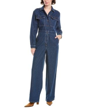 Weekend by Maxmara Pirania Denim Jumpsuit - Blue