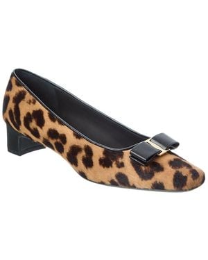Ferragamo Rirri Haircalf Pump - Brown