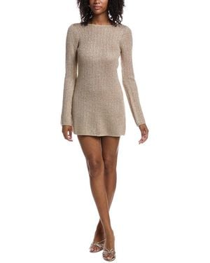 Z Supply La Marca Sequin Mini Dress - Natural