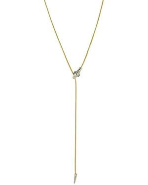 Sphera Milano Plated Cz Necklace - Metallic