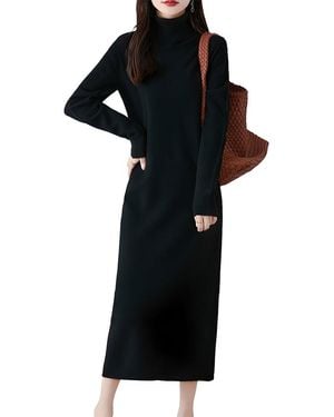 Tedora Midi Dress - Black