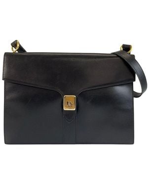 Dior Black Calfskin Shoulder Bag (authentic Pre-loved)