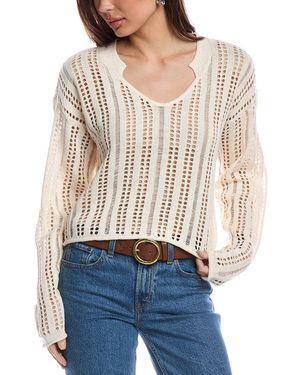 ATM Open Linen-Blend Sweater - Natural