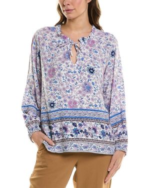 Walker & Wade Walker&Wade Eloise Top - Blue