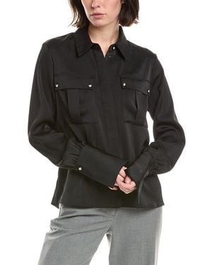 Rag & Bone Carmina Satin Blouse - Black