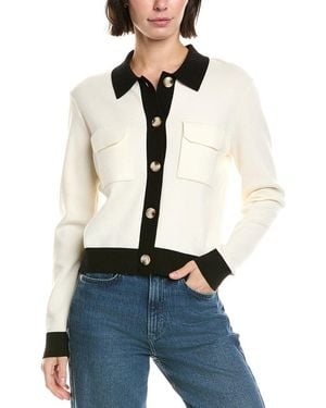 Femme Society Wool Cardigan - White
