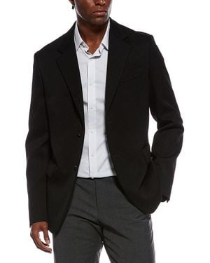 Lanvin Single Breasted Boxy Wool Jacket - Black