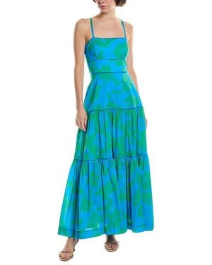 Taylor Tiered Maxi Dress - Blue