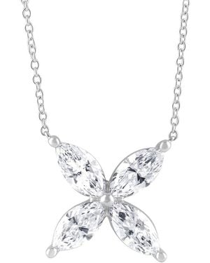 Lab Grown Diamonds 14K 2.50 Ct. Tw. Lab-Grown Diamond Pendant - Metallic