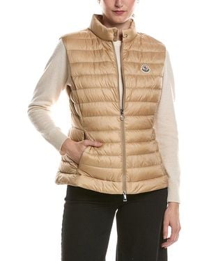 Moncler Down Vest - Natural