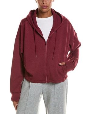 Beyond Yoga Softspring Full Zip Hooded Jacket - Red