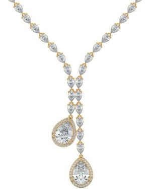Sabrina Designs Lab Grown Diamonds 14K 16.39 Ct. Tw. Lab-Grown Diamond Lariat Necklace - White