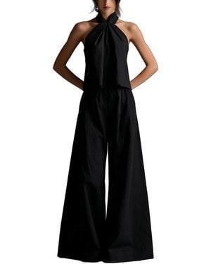 Vincent 2Pc Top & Pant Set - Black
