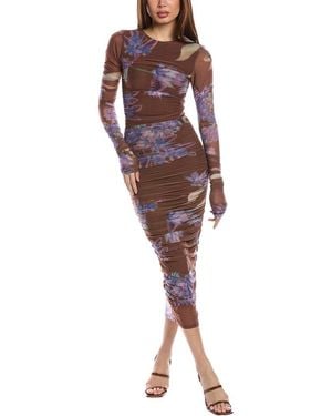 Rococo Sand Midi Dress - Red