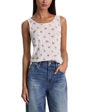 Alice + Olivia Daryn Tank - Blue