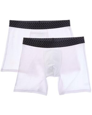 Tommy John 2pk Cotton Basics Boxer Brief - Blue