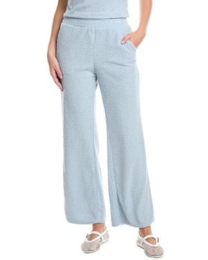 Sadie & Sage Mind You Cozy Wide Leg Pant - Blue