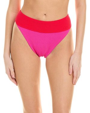 Terez Textured High-Rise Bottom - Pink