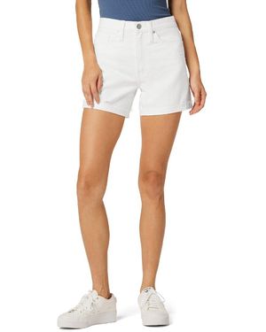 Hudson Jeans Devon High-rise Destroyed White Willow Boyfriend Short