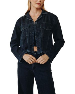 Bella Dahl Cropped Jacket - Blue