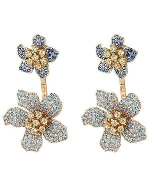 Eye Candy LA Cz Drop Earring - Metallic