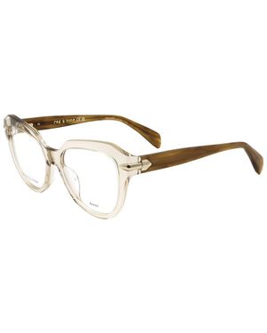 Rag & Bone 50Mm Optical Frames - Metallic