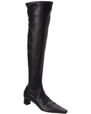 Giuseppe Zanotti Leather Knee-High Boot - Black