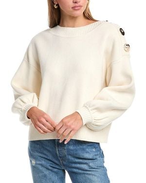 Ba&sh Mateo Wool-blend Jumper - Natural