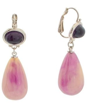 Kenneth Jay Lane Dangle Earrings - Pink
