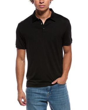 Theory Noran Jersey Polo Shirt - Black