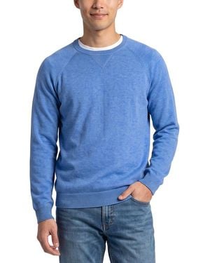 Forte Cashmere 100% Cashmere Crewneck 100% Cashmere Jumper - Blue