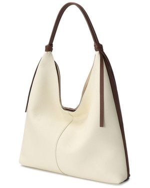 Tiffany & Fred Paris Full-Grain Leather Tote - Natural