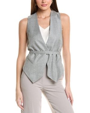 Brunello Cucinelli Wool-Blend Vest - Grey