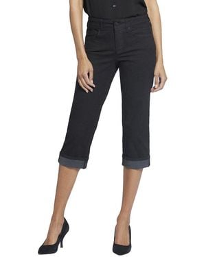 NYDJ Petite Marilyn Black Crop Jean