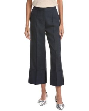 Theory Cuff Crop Pant - Blue
