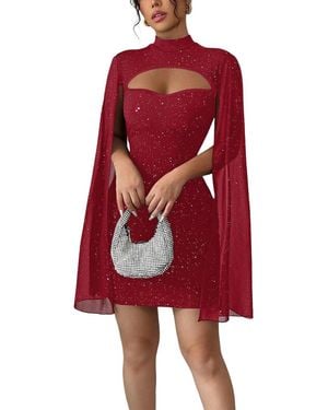 BELLA DESERT Mini Dress - Red