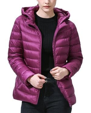 Olivia Taylor Medium Down Jacket - Purple