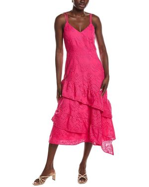 Sam Edelman Ruffle Tiered Maxi Dress - Pink