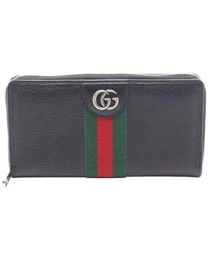 Gucci Ophidia Long Wallet Black (authentic Pre-loved) - Gray